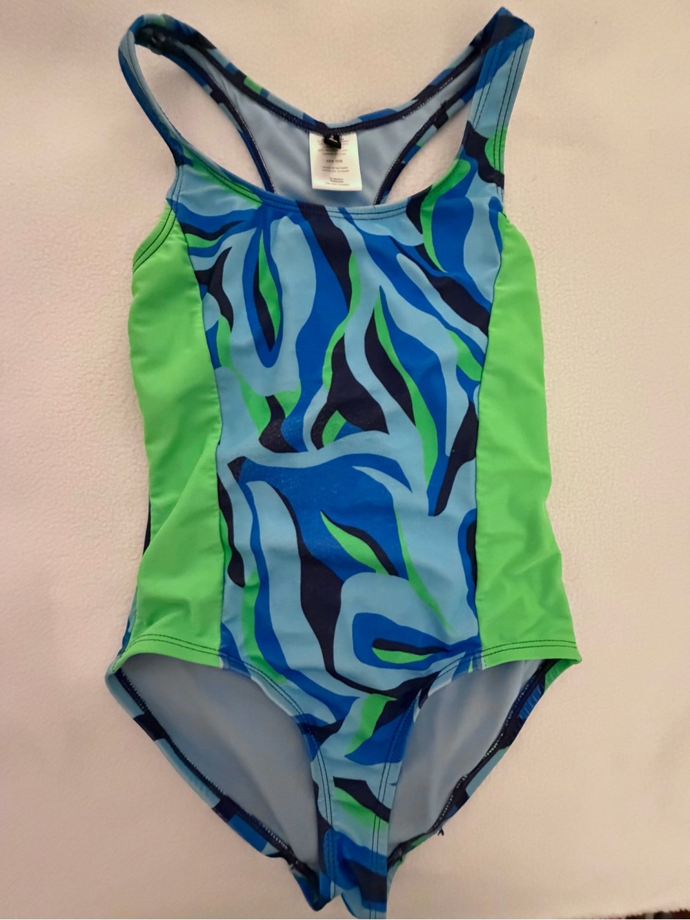 Spyder Team Style Active Youth Practice Swimsuit